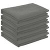 vidaXL Table Cloth 5 pcs Rectangular Light Grey 110 x 160 cm