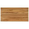 vidaXL Table Top 80 x 40 x 3.5 cm Rectangular Solid Teak Wood Natural