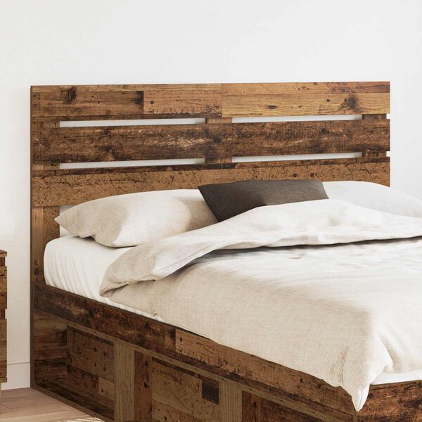 vidaXL Headboard Old Wood 160 cm Engineered wood