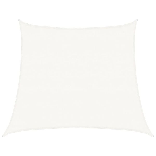 vidaXL Sunshade Sail 160 g/m&sup2; White 4/5x4 m HDPE