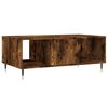 vidaXL Coffee Table Smoked Oak 90x50x36.5 cm Engineered Wood