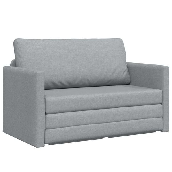 vidaXL Sofa Bed Light Grey 124 x 71 x 78 cm Fabric