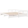 vidaXL Daybed without Mattress White 80x200 cm Solid Wood Pine