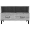 vidaXL TV Cabinet Grey Sonoma 80x36x50 cm Engineered Wood