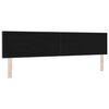 vidaXL Headboard with Headboard Dark Grey 200 cm Faux Leather