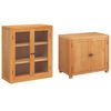 vidaXL Storage Furniture Set with Storage Brown Engineered wood