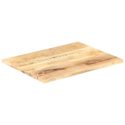 vidaXL Table Top Solid Mango Wood 25-27 mm 70x60 cm