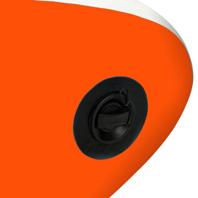 vidaXL Inflatable Stand Up Paddleboard Set 366x76x15 cm Orange