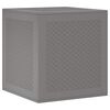 vidaXL Garden Storage Box Light Grey 55 x 53 x 57 cm Polypropylene