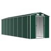 vidaXL Garden Shed Green 191x640x198 cm Galvanised Steel