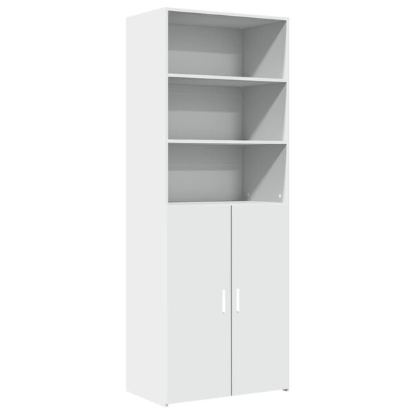 vidaXL Highboard White 70x42.5x185 cm Engineered Wood