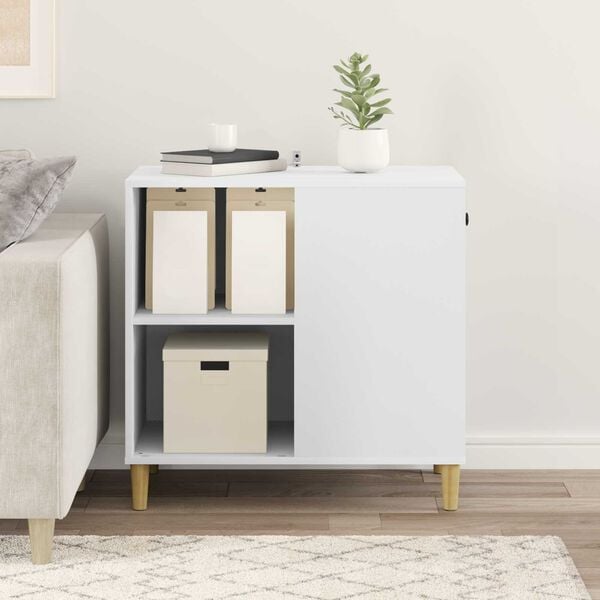 vidaXL Cat House White 72 x 42.5 x 70 cm Engineered Wood