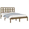 vidaXL Bed Frame without Mattress Honey Brown 200x200 cm Solid Wood