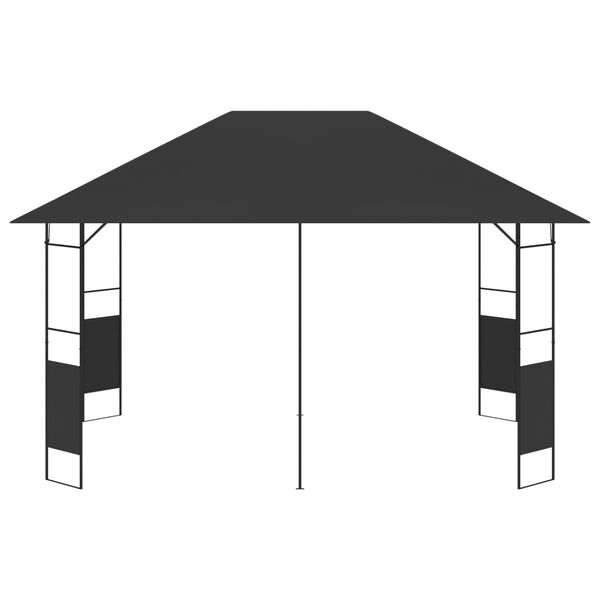 vidaXL Garden Gazebo 4x3 m Anthracite 160 g/m&sup2;