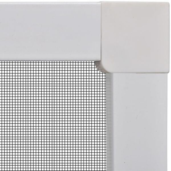 White Insect Screen for Windows 130 x 150 cm