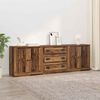 vidaXL Sideboards 3 pcs Old Wood 70 x 35.5 x 67.5 cm Engineered Wood