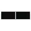 vidaXL Retractable Side Awning Black 180x600 cm