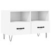 vidaXL TV Cabinet White 80x36x50 cm Engineered Wood