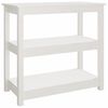 vidaXL Console Table White 80x40x74 cm Solid Wood Pine