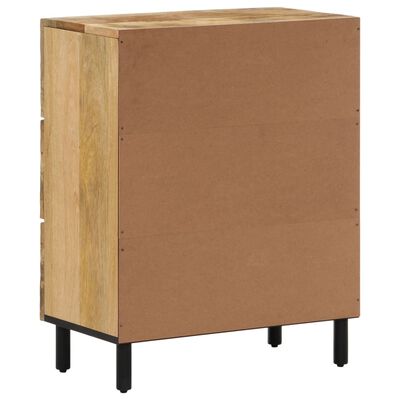 vidaXL Side Cabinets 2 pcs 60x33x75 cm Solid Wood Mango