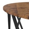 vidaXL Coffee Table Old Wood 80 x 80 x 42 cm Engineered Wood and Steel