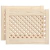 vidaXL Cabinet Doors Lattice Design 2 pcs 49.5x39.5 cm Solid Wood Pine
