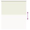 vidaXL Roller Blind Blackout Off White 135x175 cm Fabric Width 131.6 cm Polyester