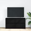 vidaXL TV Cabinet Black 100x35x54 cm Engineered Wood