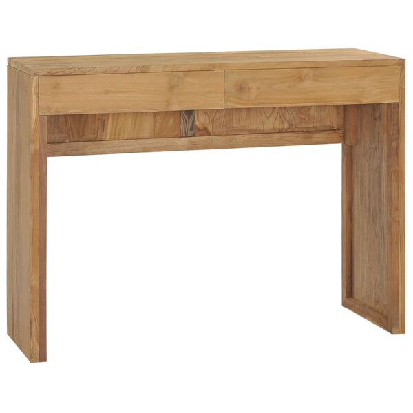 vidaXL Console Table 100x35x75 cm Solid Teak Wood