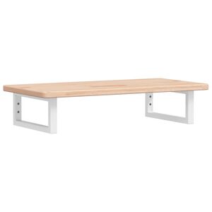 vidaXL Basin Shelf Wall Mounted Steel and Solid Wood Oak