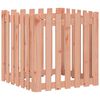 vidaXL Garden Planter with Fence Design 70x70x70 cm Solid Wood Douglas