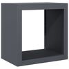 vidaXL Firewood Rack Anthracite 60x40x60 cm Steel