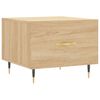 vidaXL Coffee Table Sonoma Oak 50x50x40 cm Engineered Wood