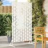 vidaXL Privacy Screen White 100 x 50 x 180 cm Steel
