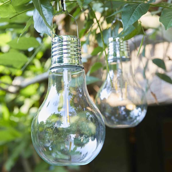 Luxform Solar LED Garden Party Lights 2 pcs Transparent