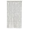 vidaXL Fly Curtain Light Grey and White 100x200 cm Chenille