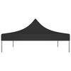vidaXL Party Tent Roof 4x3 m Black 270 g/m&sup2;