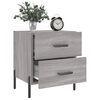 vidaXL Bedside Cabinets 2 pcs Grey Sonoma 40x35x47.5 cm Engineered Wood