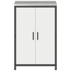 vidaXL Kitchen Storage with Shelf White 60 x 50 x 92 cm Steel