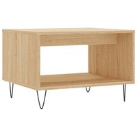 vidaXL Coffee Table Sonoma Oak 60x50x40 cm Engineered Wood
