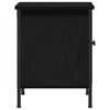 vidaXL TV Cabinet Black Oak 60 x 35 x 45 cm Engineered Wood