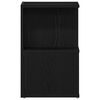 vidaXL Bedside Cabinet Black Oak 35 x 35 x 55 cm Engineered Wood