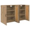 vidaXL Wall-mounted Cabinet 2 pcs Artisan Oak 69.5 x 34 x 90 cm