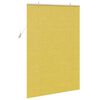 vidaXL Roller Blind with Curtains Manual Yellow 100 x 160 cm Bamboo