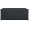 vidaXL Furniture Cover Plain Black 280 x 204 x 106 cm 600D