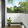vidaXL Balcony Screen White 100 x 1000 cm Oxford Fabric