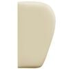 vidaXL Headboard Ear Cream 40 x 23 x 6 cm PVC