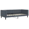 vidaXL Day Bed without Mattress Dark Grey 90x190 cm Single Velvet