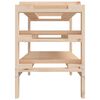 vidaXL Wine Rack 109.5x30x42 cm Solid Wood Pine