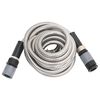 vidaXL Garden Hose with Spray Nozzle Silver 0.6" 30 m Stainless Steel